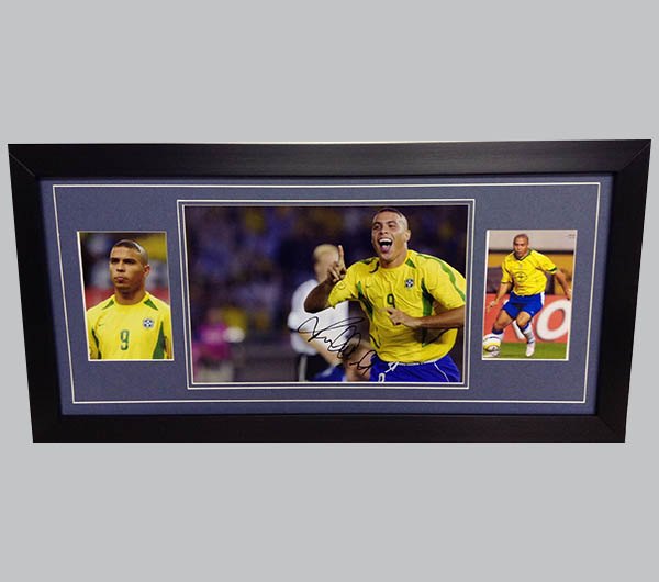 Ronaldo Signed Brazil FC Colour Photo
