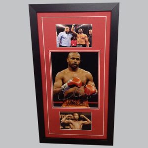 Roy Jones Jnr Signed Colour Photo + 2 Photos