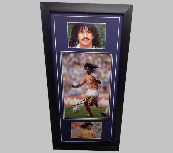 Ruud Gullit Signed Netherlands Colour Photo + 2 Photos