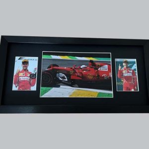 Sebastian Vettel Signed Colour Photo + 2 Colour Photos