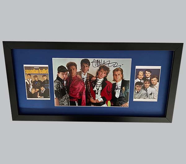 Spandau Ballet Signed Colour Photo + Poster & Photo