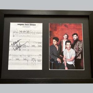 Stereophonics "Vegas Two Times" Signed Music Sheet + Photo