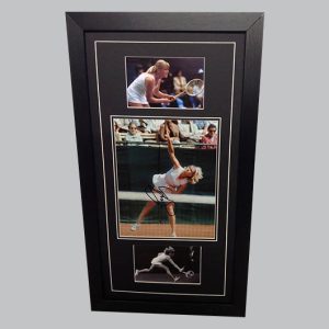 Sue Barker Signed Colour Photo + 2 Photos