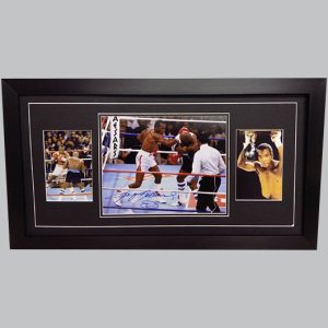 Sugar Ray Leonard Signed Colour Photo + 2 Photos
