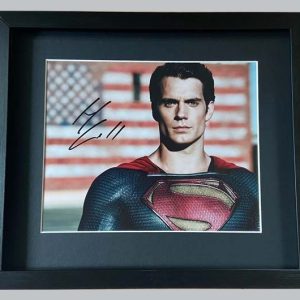 Superman Colour Photo Signed by Henry Cavill