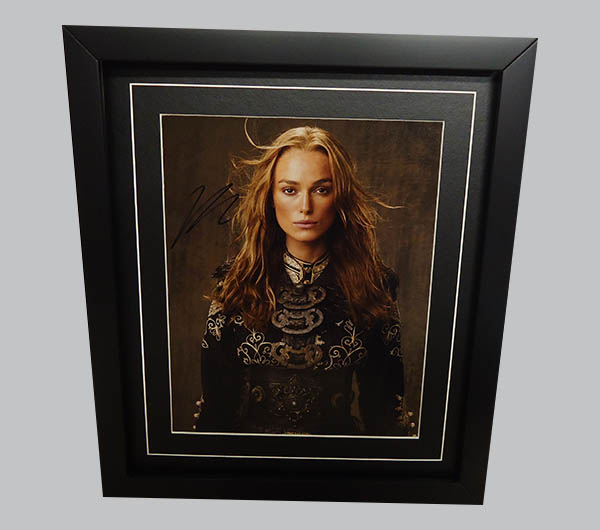 Kiera Knightley Signed Colour Photo