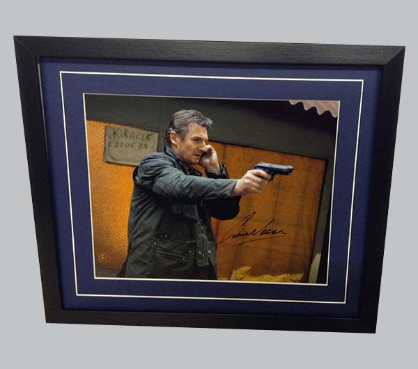 Liam Neeson "Taken 2" Signed Colour Photo