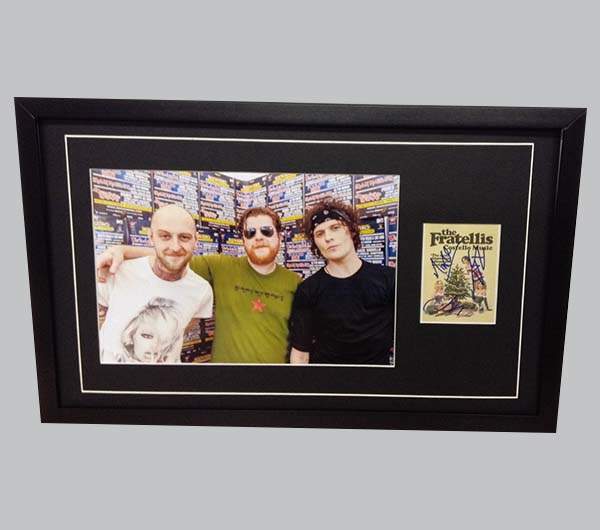 The Fratellis Signed Colour Postcard + Colour Band Photo