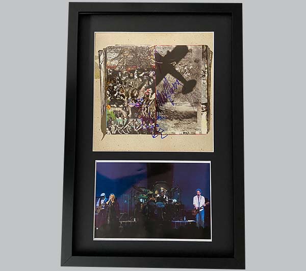 Fleetwood Mac "Tusk" Signed Record Sleeve + Concert Photo