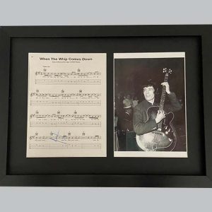 Bill Wyman "When The Whip Comes Down" Signed Song Sheet