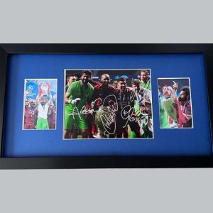 Alisson, Fabinho, Firmino & Moreno Signed Liverpool Photo + 2 Photos