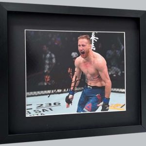 Justin Gaethje (UFC) Signed Colour Photo