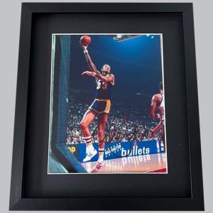 Kareem Abdul-Jabbar Signed LA Lakers Colour Photo