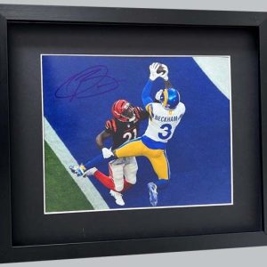 Odell Beckham Jr Signed LA Rams Colour Photo