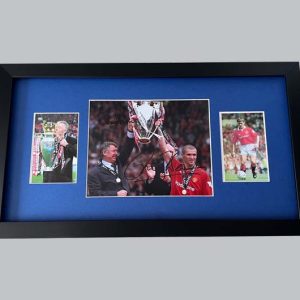 Alex Ferguson & Roy Keane Signed Man Utd Photo + 2 Photos