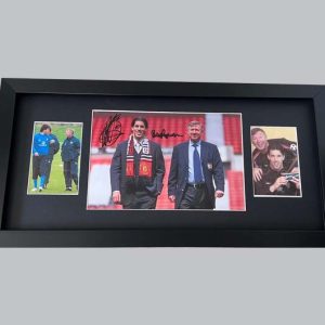 Alex Ferguson & Ruud van Nistelrooy Signed Man Utd Photo + 2 Photos