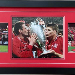 Jamie Carragher & Steven Gerrard Signed Liverpool Football Photo