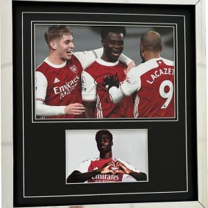Bukayo Saka Signed Arsenal Football Memorabilia