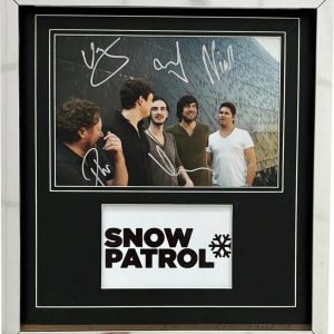 Colour Photo Signed by Snow Patrol
