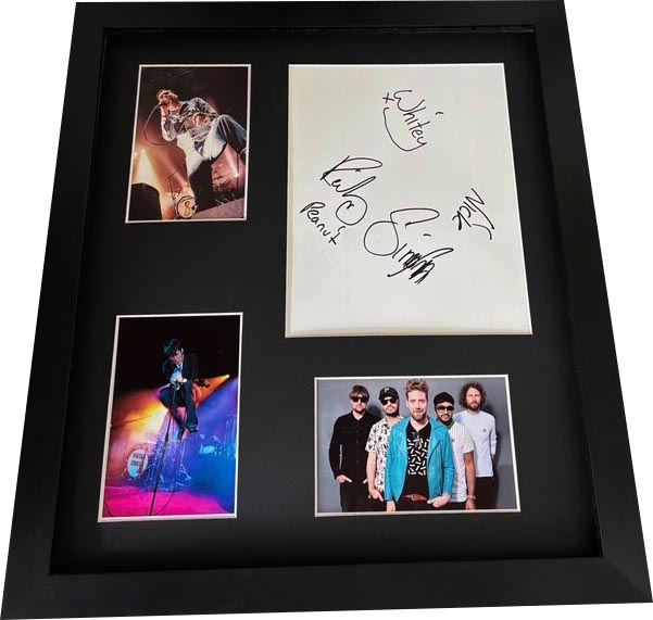 Kaiser Chiefs Signed Postcard
