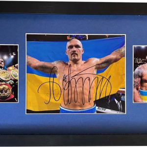 Oleksandr Usyk Signed Colour Photo