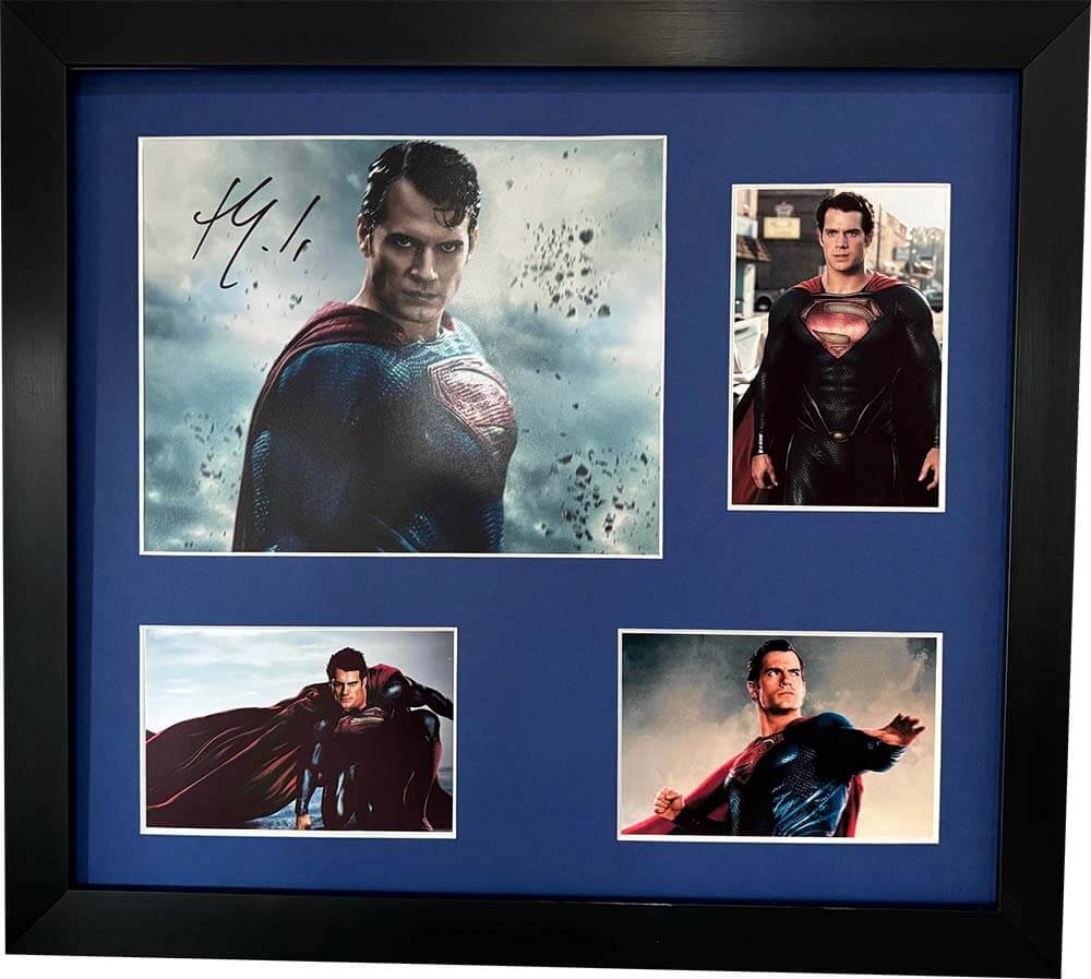 Superman Colour Photo Signed by Henry Cavill