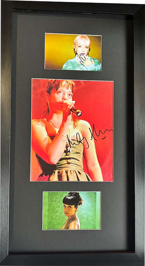 Lily Allen Signed Colour Concert Photo