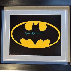Batman Movie Poster Signed by Michael Keaton
