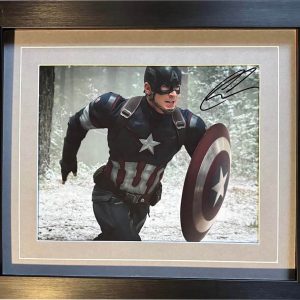 Captain America Photo Signed by Chris Evans