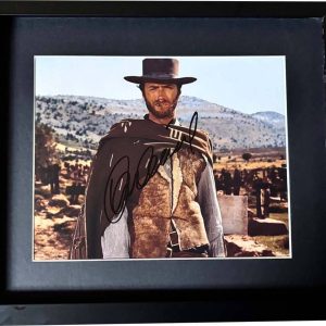 Clint Eastwood Signed Colour Photo