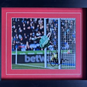 Aaron Ramsdale Signed Colour Arsenal Photo