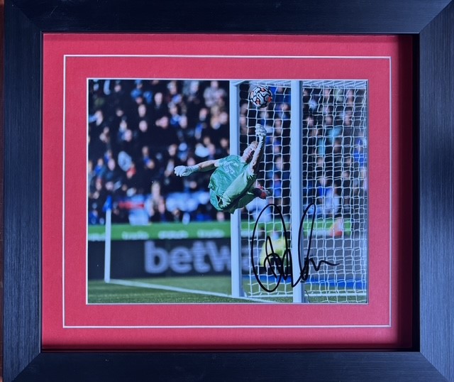 Aaron Ramsdale Signed Colour Arsenal Photo