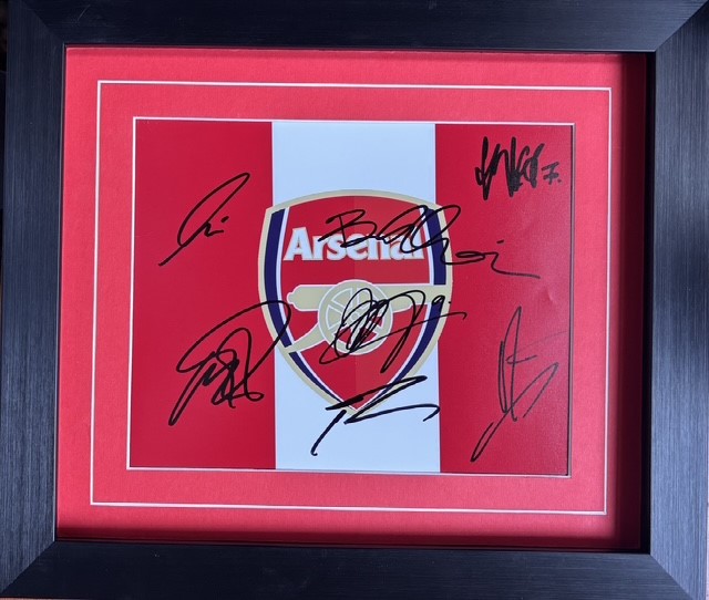 Arsenal Multi-Player Signed Colour Photo