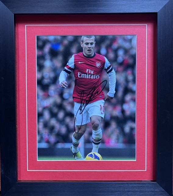 Jack Wilshere Signed Colour Arsenal Photo
