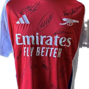Arsenal 2024/25 Squad Signed Football Shirt