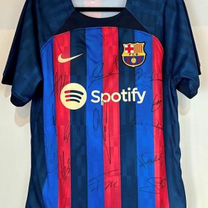 Barcelona 2022/23 Squad Signed Football Shirt