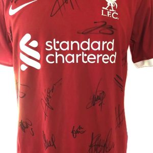 Liverpool 2020-2021 Squad Signed Football Shirt