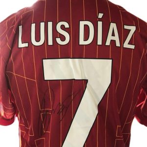 Luis Diaz Signed Liverpool Football Shirt